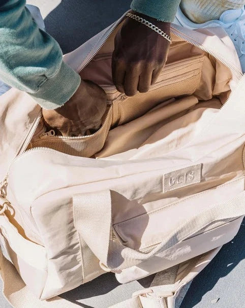 BÉIS | The Sport Duffle | Beige