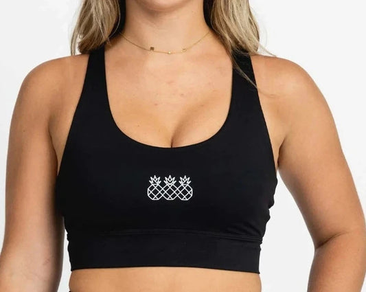 Tres Piñas | Women's Endurance Sports Bra | Black