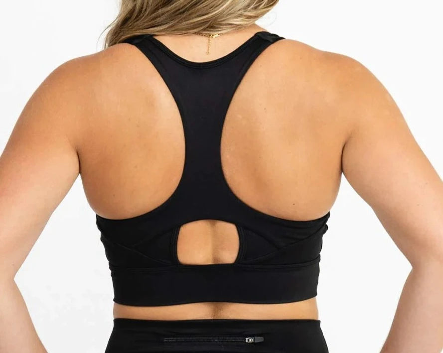 Tres Piñas | Women's Endurance Sports Bra | Black