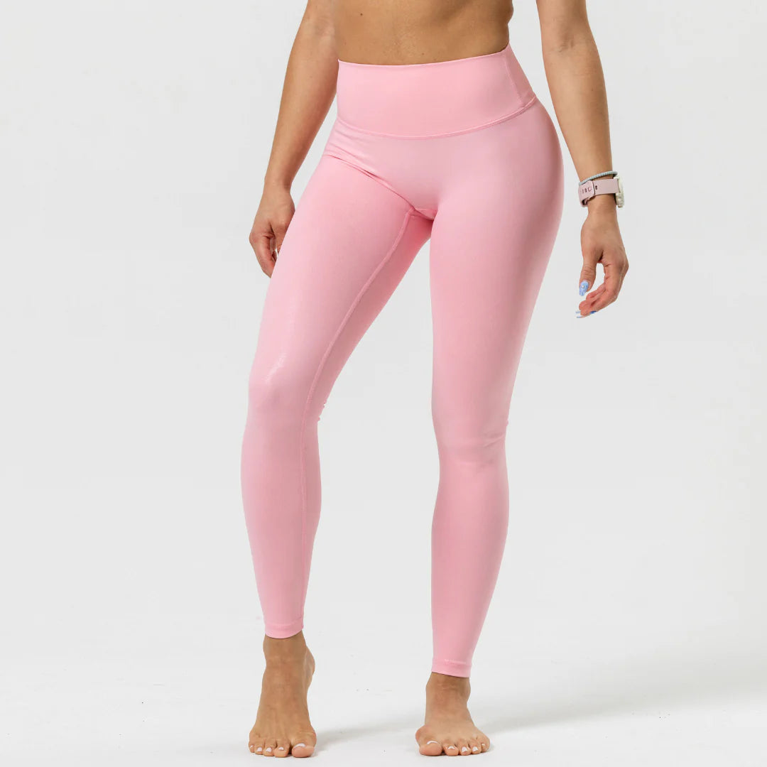 Tres Piñas | Women's Finesse Leggings | Pink Glitter