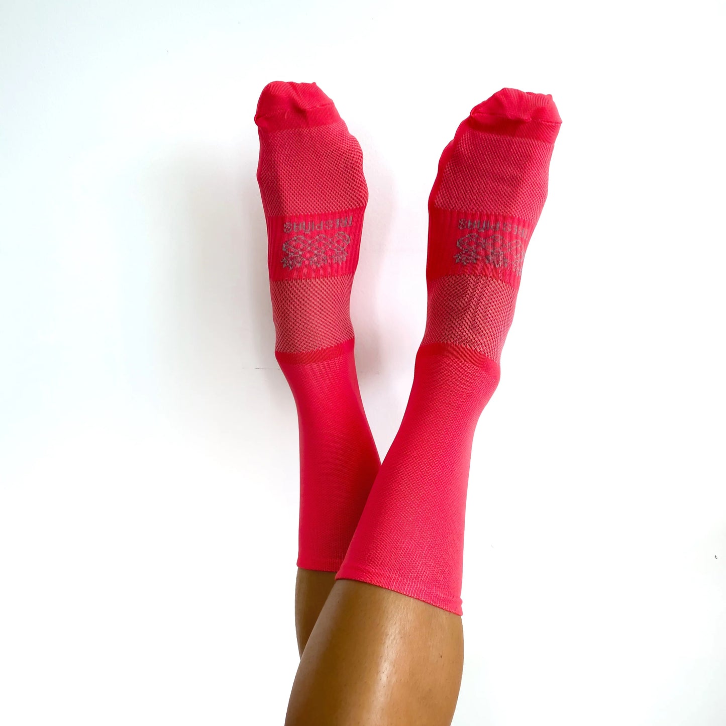 Tres Piñas | Solid Socks | Coral