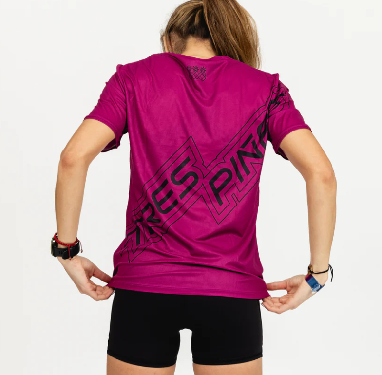 Tres Piñas | Women's Dry Fit Shirt | Plum