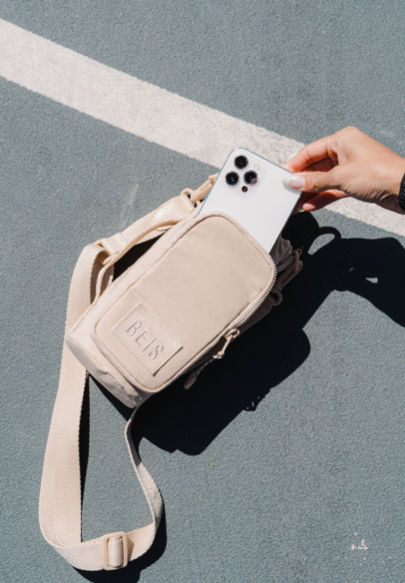 BÉIS | Water Bottle Sling | Beige