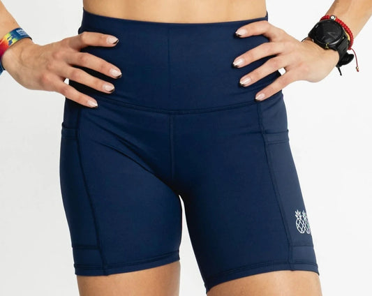 Tres Piñas | Women's OMG Shorts 6"| Dark Navy