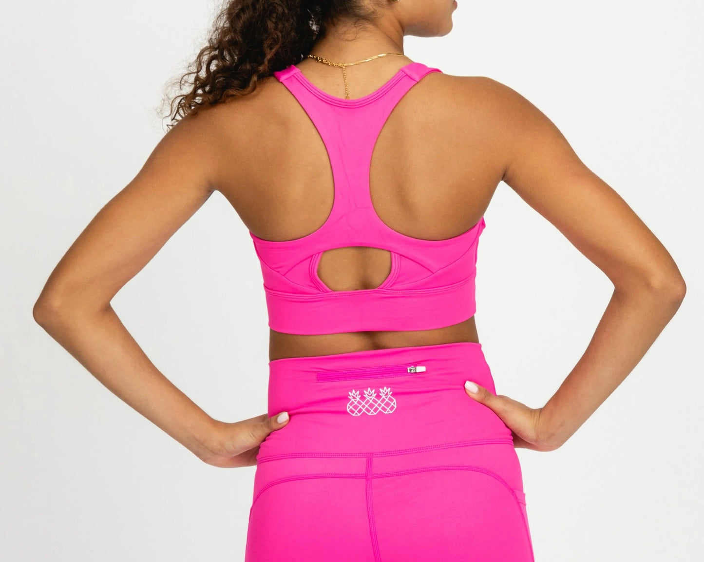 Tres Piñas | Women's Endurance Sports Bra | Rosa caliente