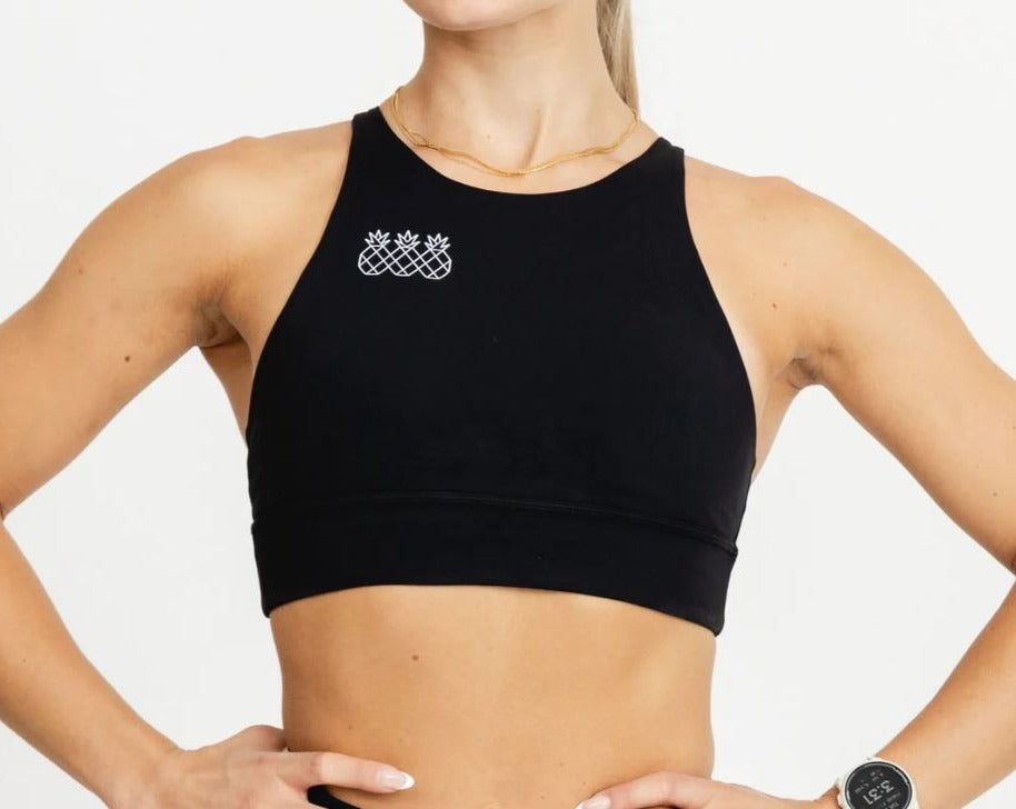 Tres Piñas | Women's Finesse Sports Bra | Black