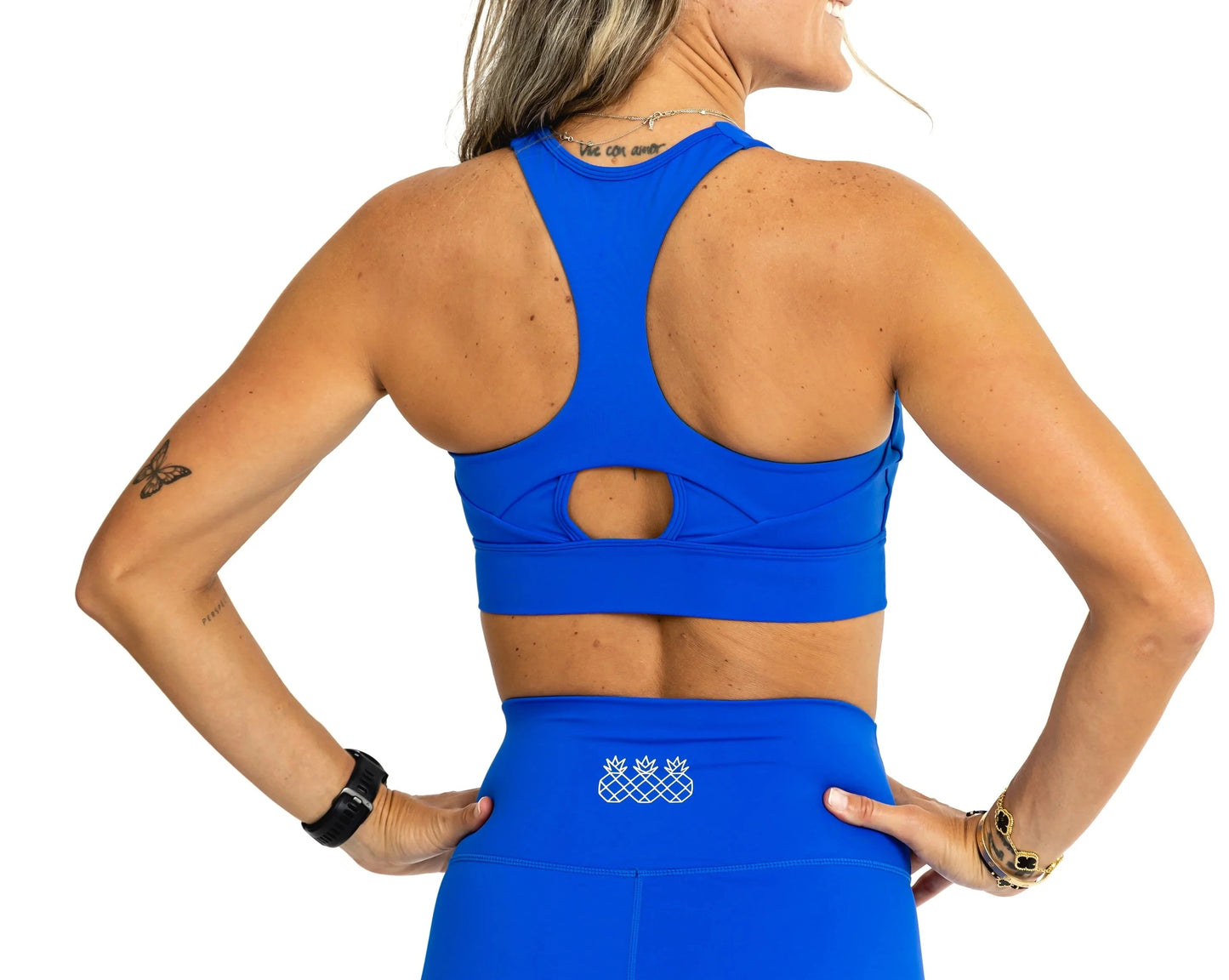 Tres Piñas | Women's Endurance Sports Bra | Royal Blue