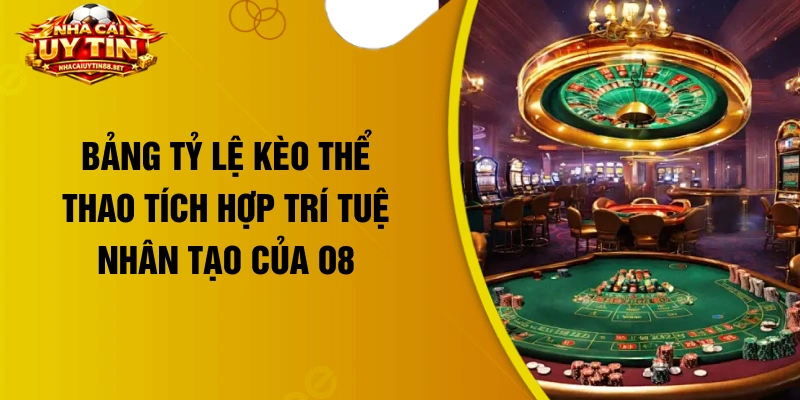 Bảng tỷ lệ kèo thể thao tích hợp trí tuệ nhân tạo của O8